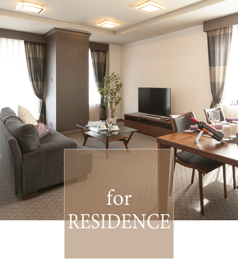 for RESIDENCE